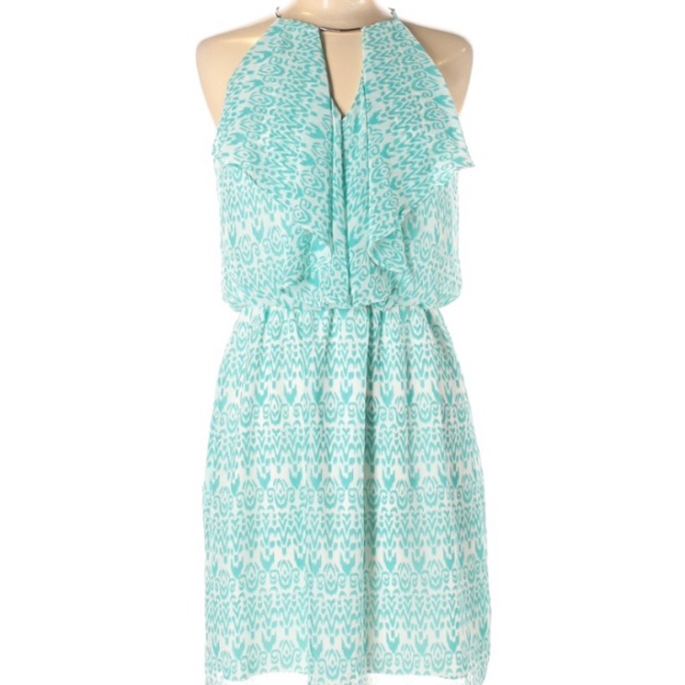 Bisou Bisou sleeveless dress, flutter fron…